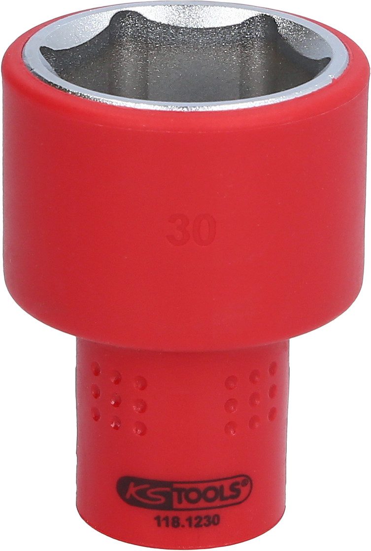 KS Tools Stecknüsse 1/2" Isolierte Stecknuss, 30mm (118.1230)