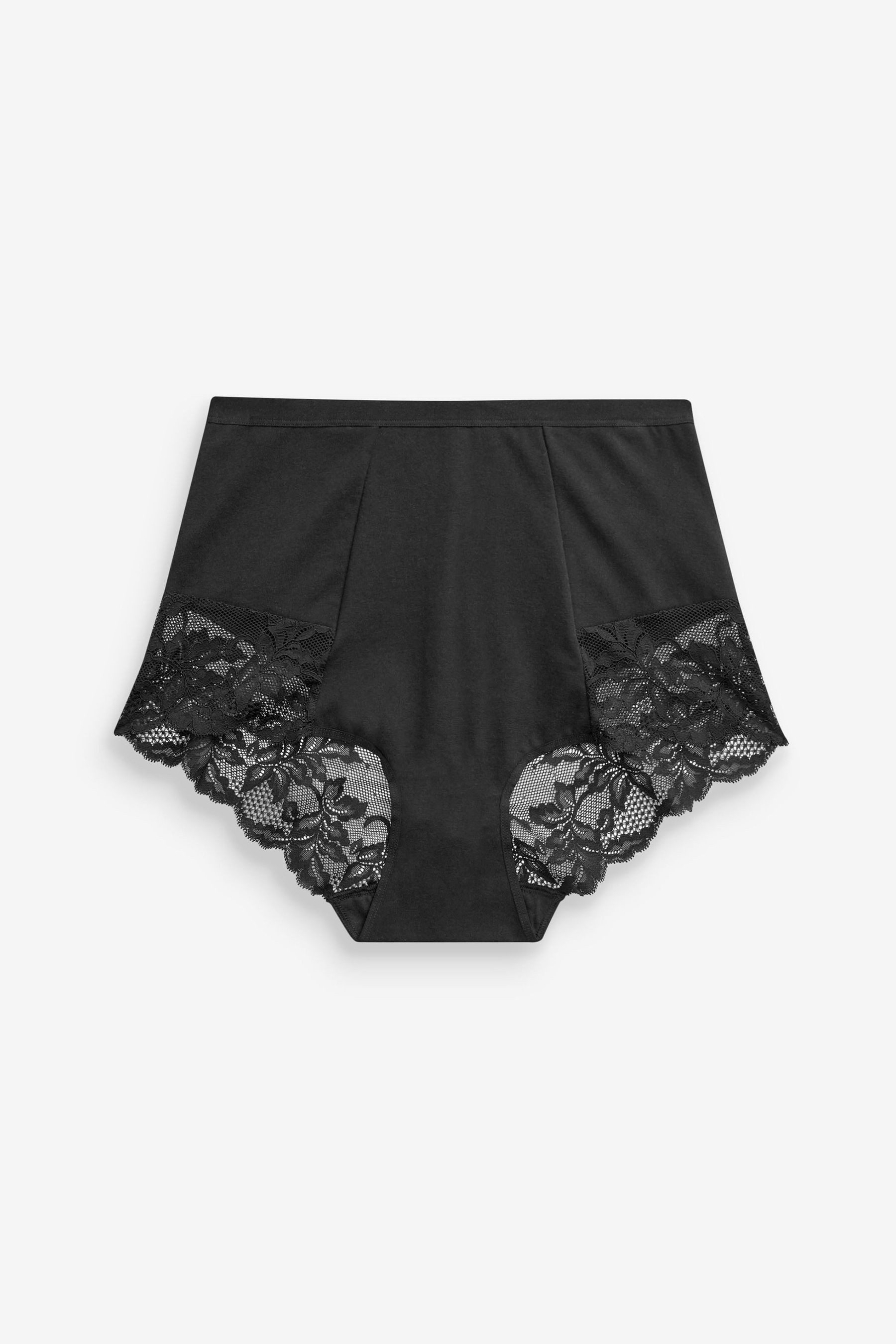 Next Shapingslip Bauchformende Baumwollslips mit Spitze, 2er-Pack (2-St)