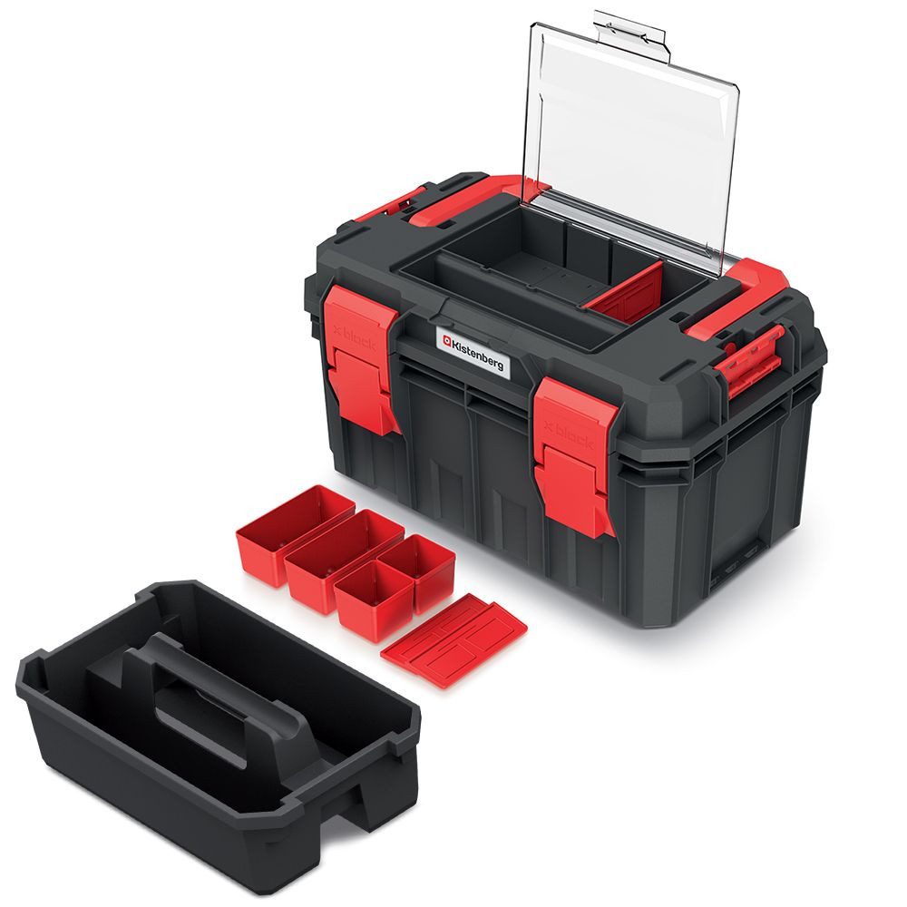 Werkzeugkoffer Kistenberg Werkzeugkoffer S BLOCK ALU LOG 45 mit Werkzeugtrage