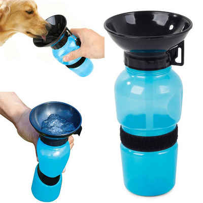H-basics Trinkflasche »Hunde Wasserflasche Trinflasche - 500ml, Haustier, Unterwegs, Wandern, Reisen«