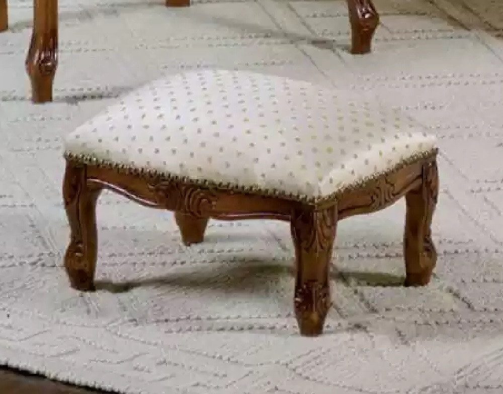 Xlmoebel Fußhocker Beistellhocker in klassischem Stil für das Wohnzimmer - Polsterhocker (1 St., Табуретки), Hergestellt in Europa