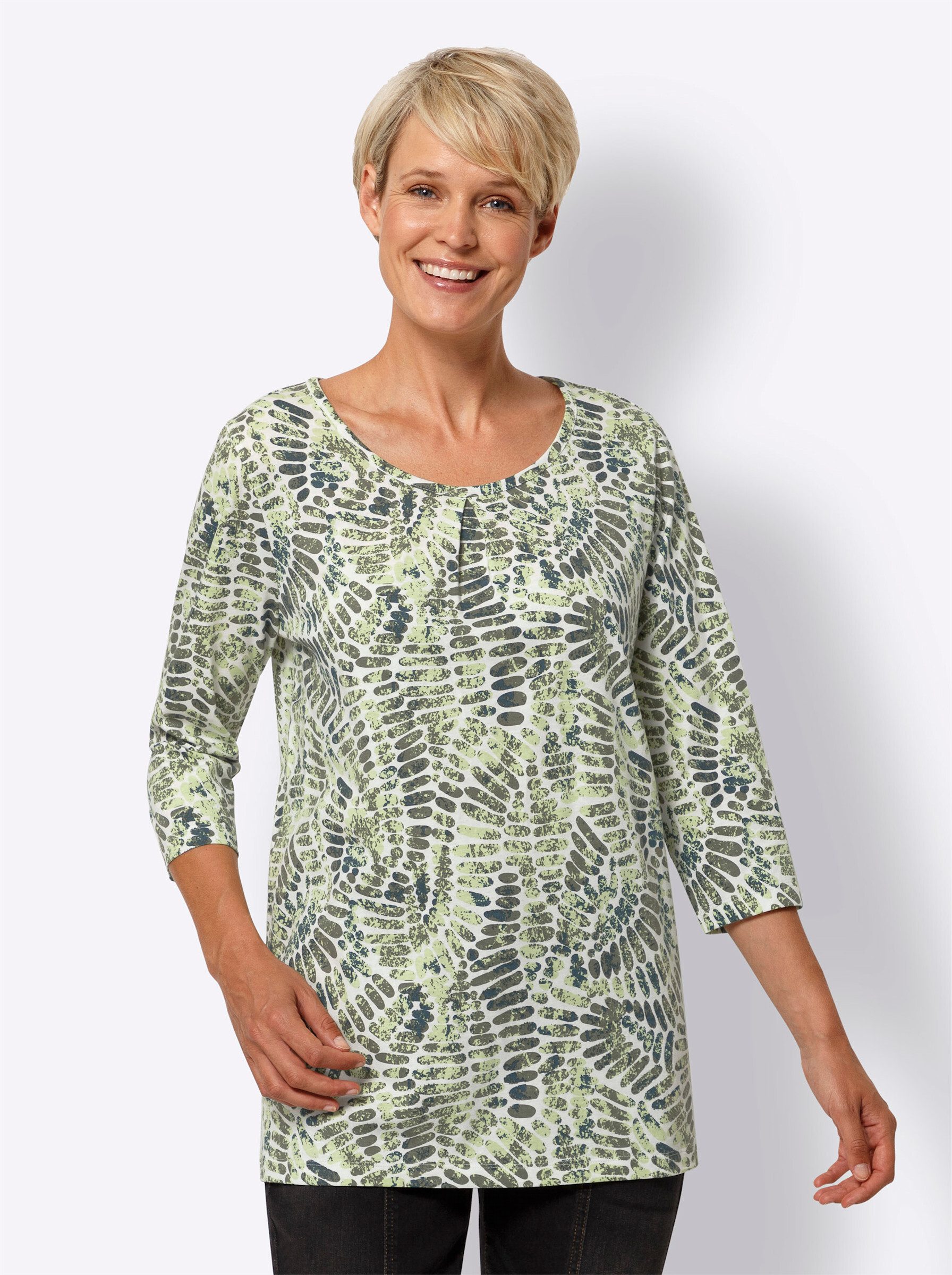 Sieh an! T-Shirt Longshirt 3/4-Arm günstig online kaufen