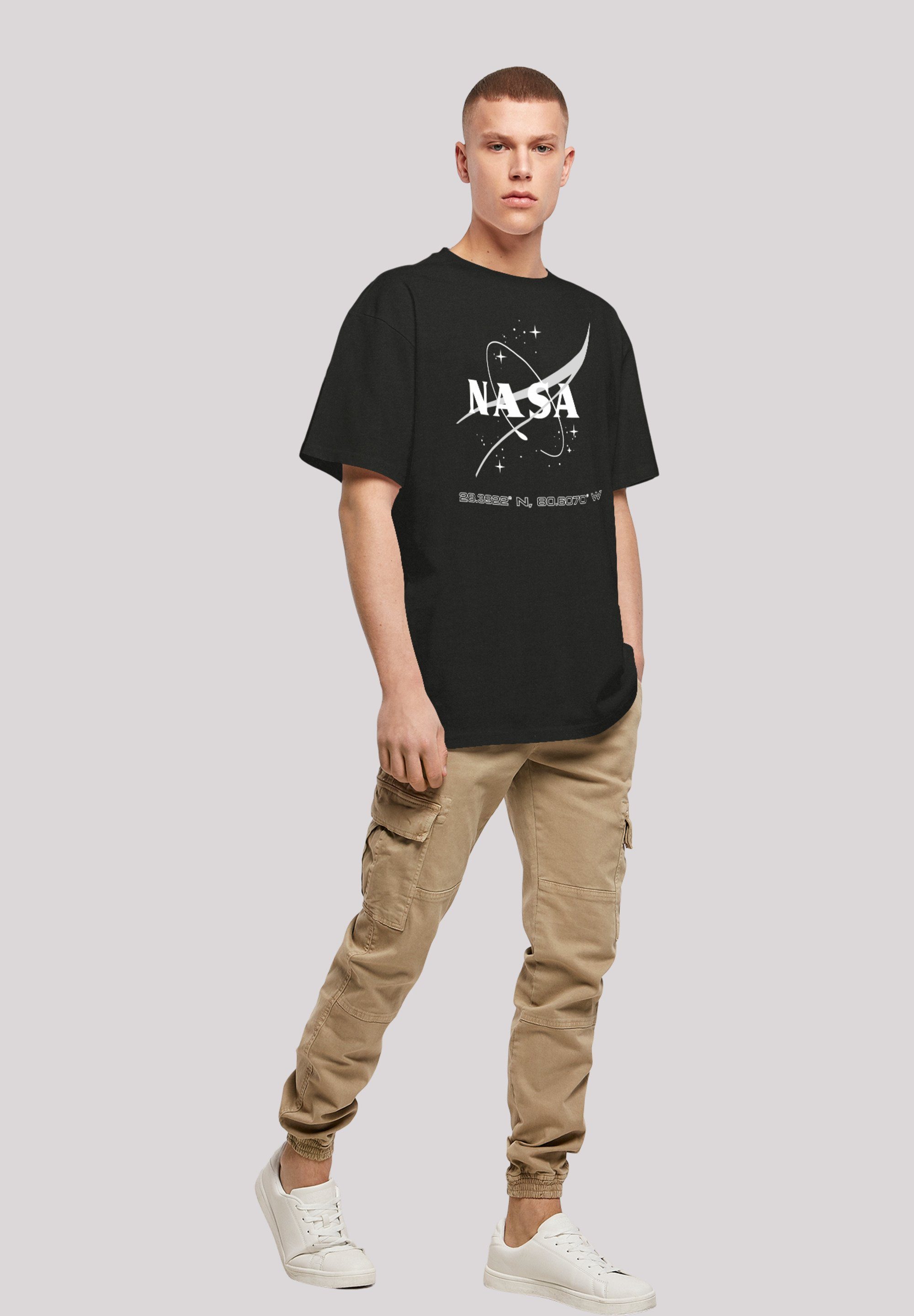 F4NT4STIC T-Shirt NASA Logo Meatball PHIBER METAVERSE FASHION Print schwarz