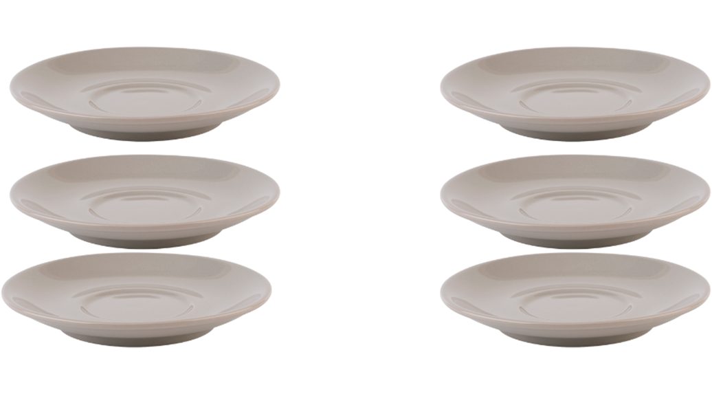 APS Untertasse 6er Set Cappuccinountertasse -SNUG-, (6 St), Teller Set, hochwertig verarbeitetes Material