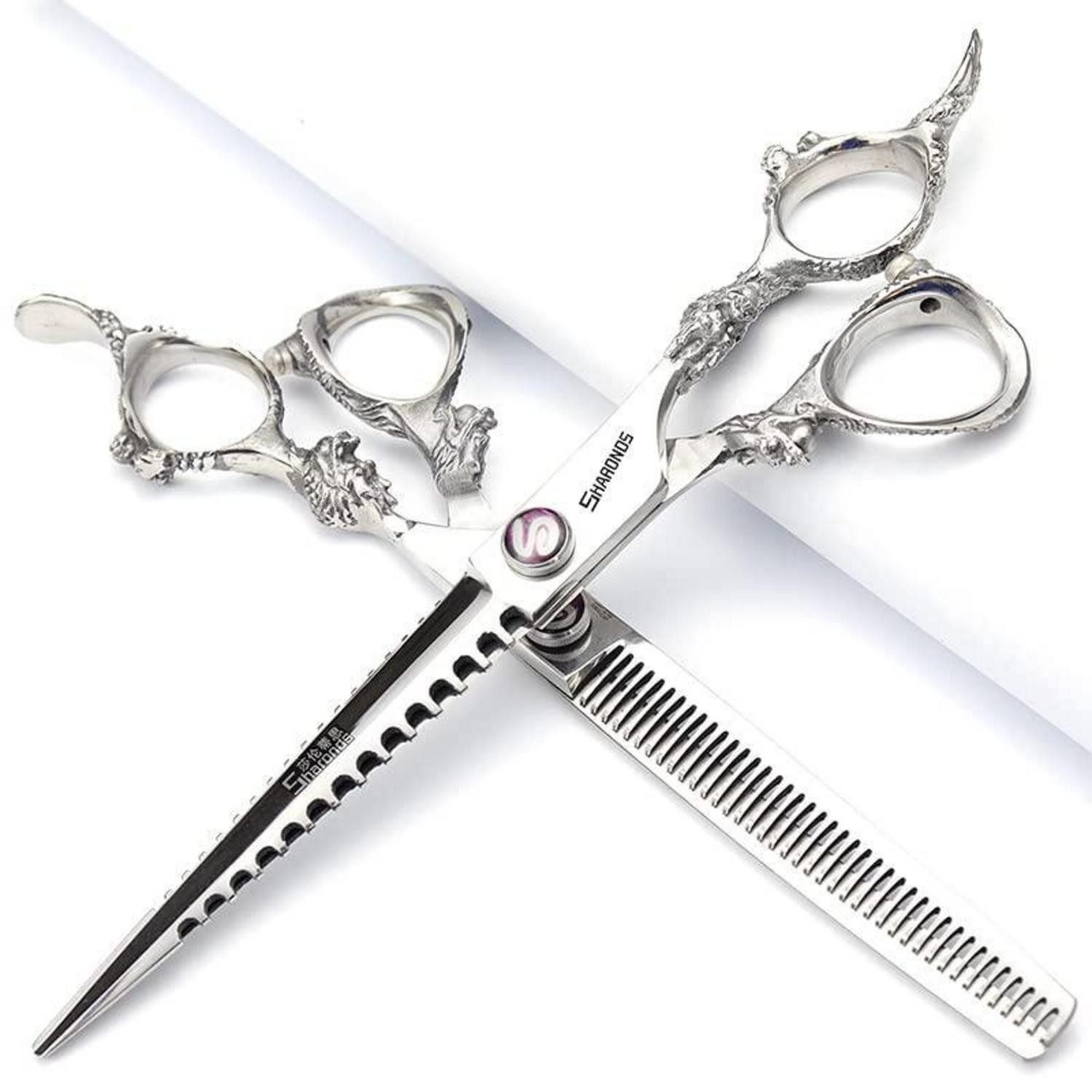 LuxusKollektion Haarschere Haarschere 7 Zoll Profi Friseur Schere Ergo