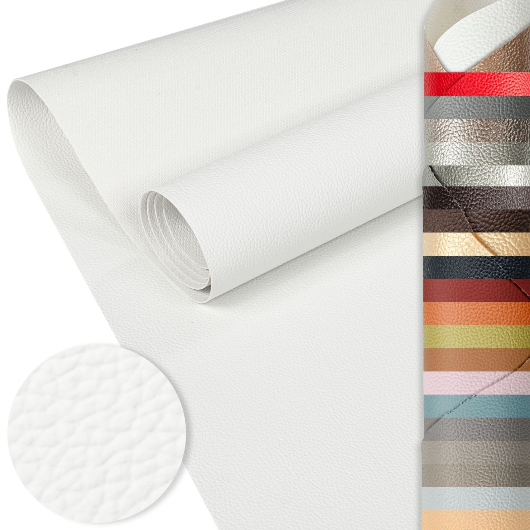 Kunstleder Metallic Brilliant Leder Imitat Weich Polsterstoff Möbelstoff Bezug