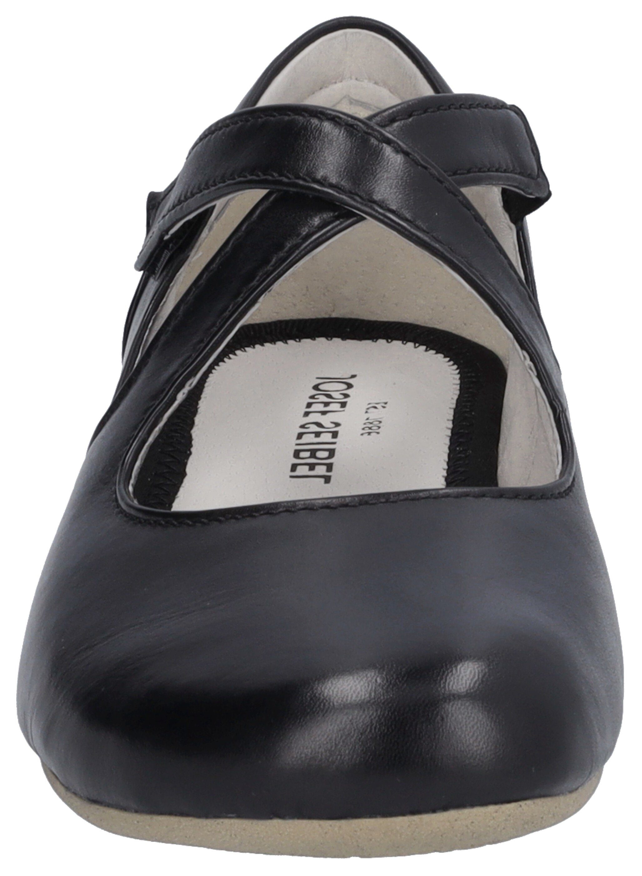Josef Seibel Fiona 72 Riemchenballerina, Spangenschuh, Halbschuh, Festtagsschuh mit Klettverschluss