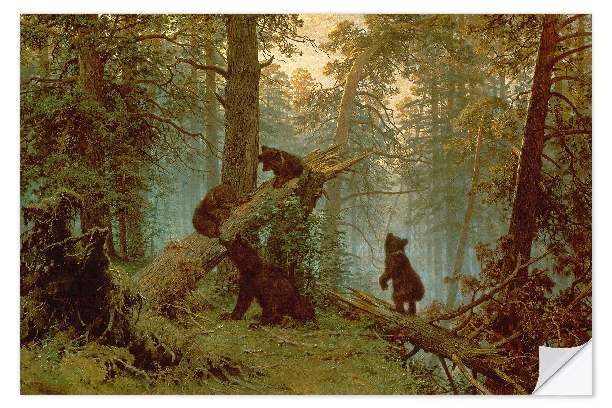 Posterlounge Poster Ivan Ivanovich Shishkin, Morgen günstig online kaufen