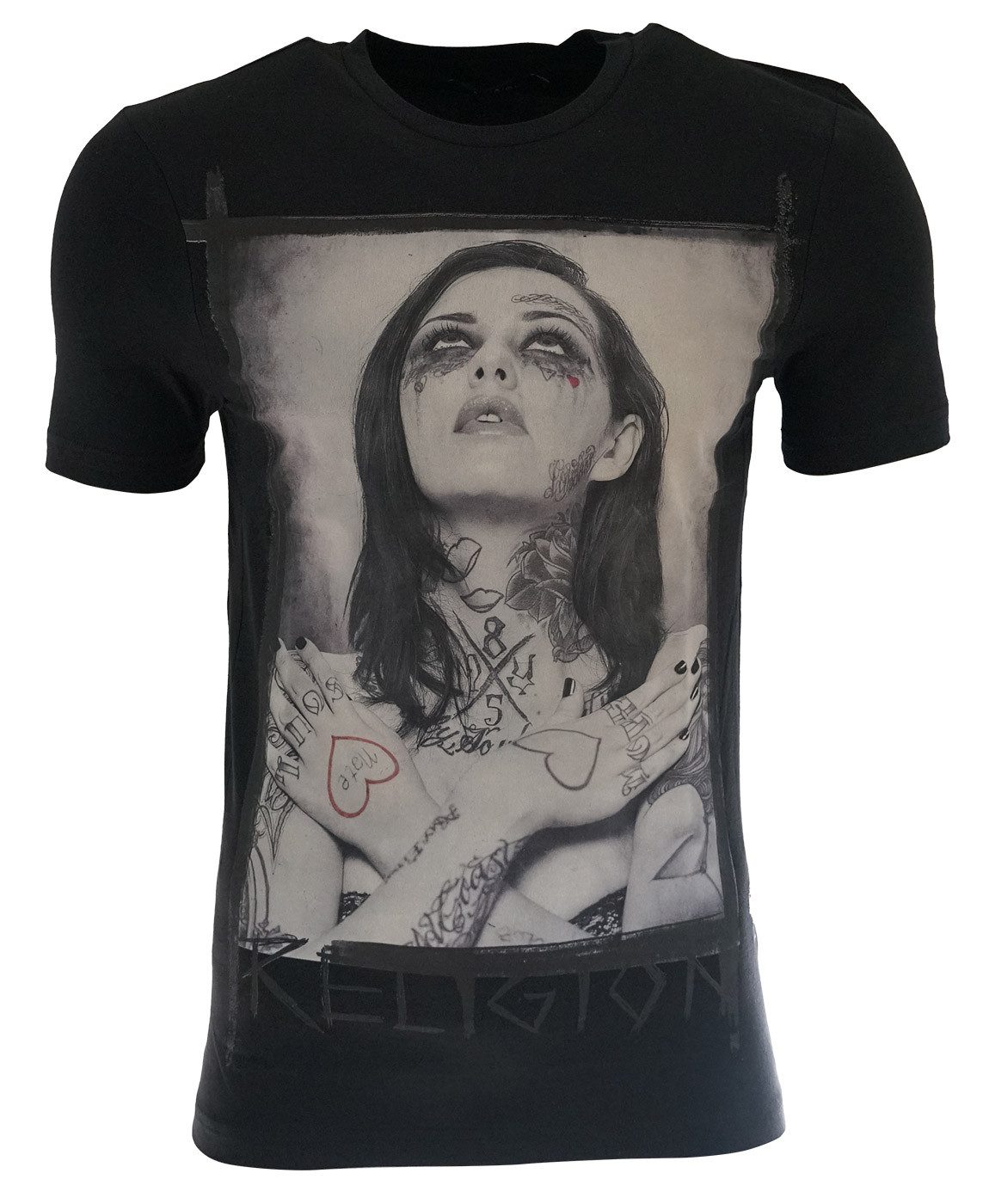 Religion Print-Shirt RELIGION Clothing Herren T-Shirt TATTOO GIRL