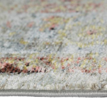 Teppich Eleganter Vintage Teppich orientalische Verzierungen mit Fransen mehrfarbig, Teppich-Traum, rechteckig, Höhe: 7 mm