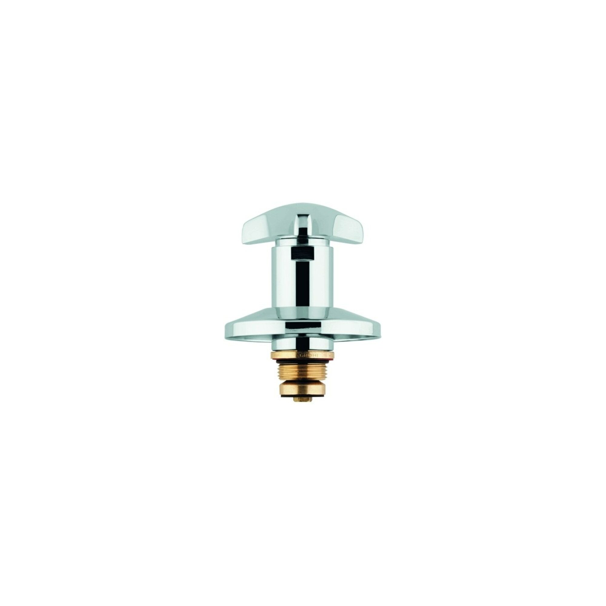 Grohe Badarmatur Grohe Oberteil 11505 für UP-Ventile Trecorn Griff Markierung rot 3/4"