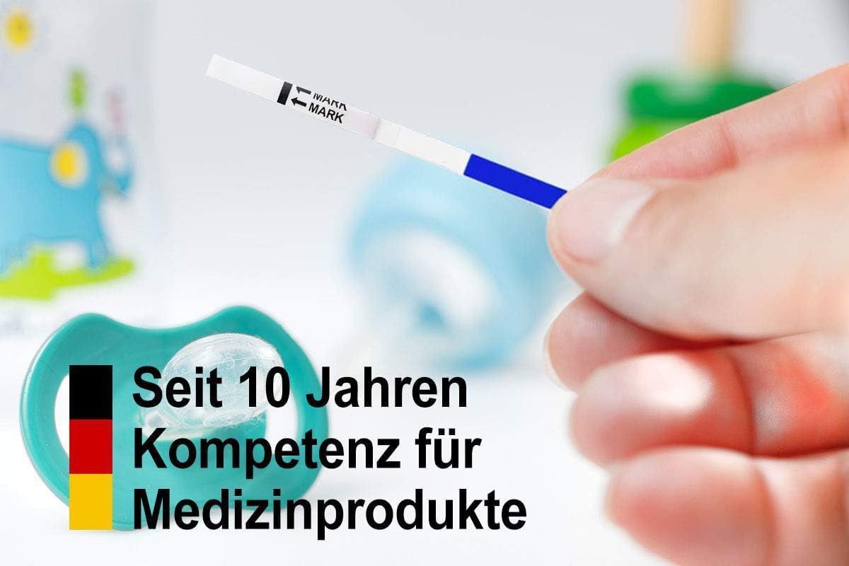 One+Step Schwangerschaftstest ultraempfindlicher Schwangerschaftstest Urintest – Frühtest 10 miu/ml, 5-tlg., Frühtest 10 miu/ml