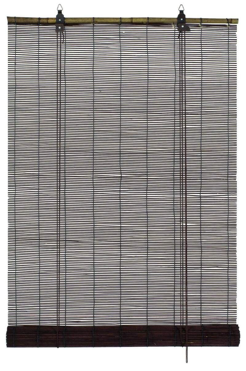 Doppelrollo Gardinia, Bambus rollo schoko 100x160, 100 x 160 cm, GARDINIA