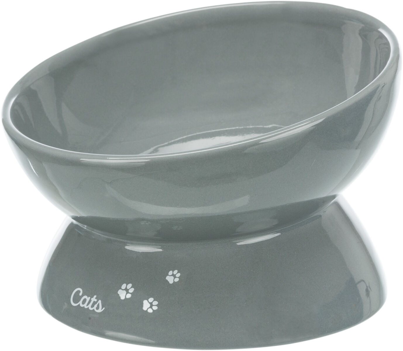 TRIXIE Napf Keramiknapf XXL - grau - 0,35 l/ø 17 cm