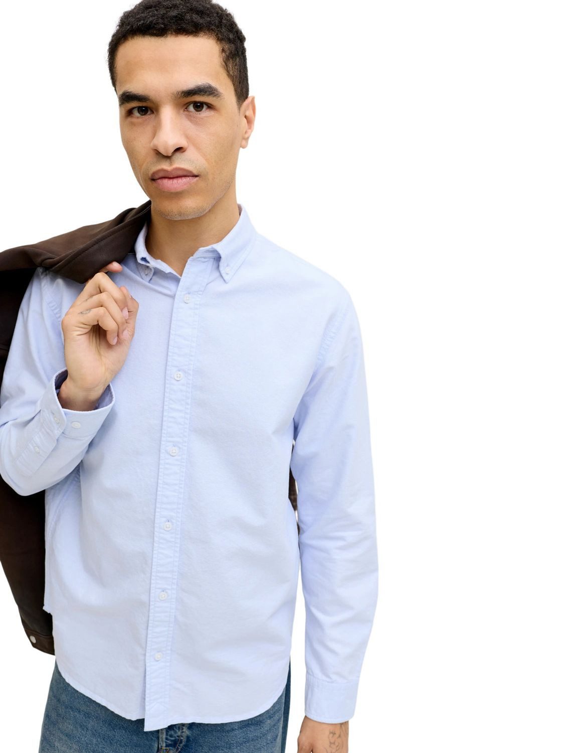 Jack & Jones Langarmhemd JJEHARVEY OXFORD (1-tlg) – Bild 2 von 5
