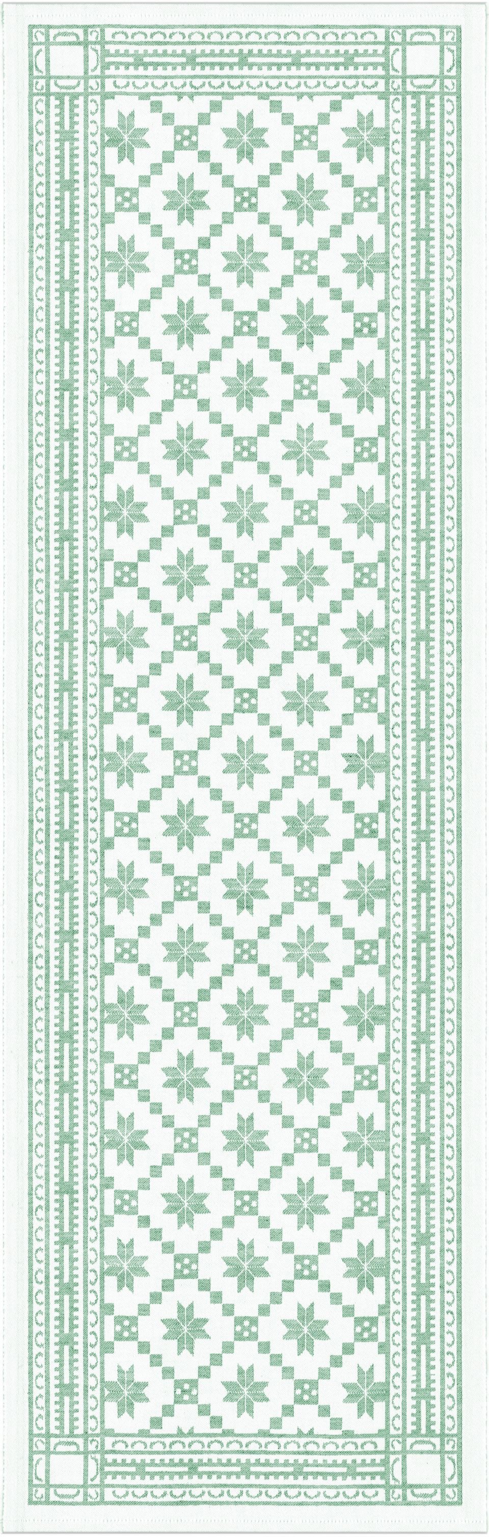 EKELUND MASTER WEAVERS 1692 Tischläufer Tischläufer Åttebladrose 040 35x110 cm, gewebt