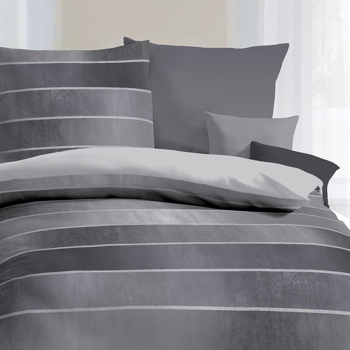 Kaeppel Bettwäsche, Mako Satin, 2 teilig günstig online kaufen