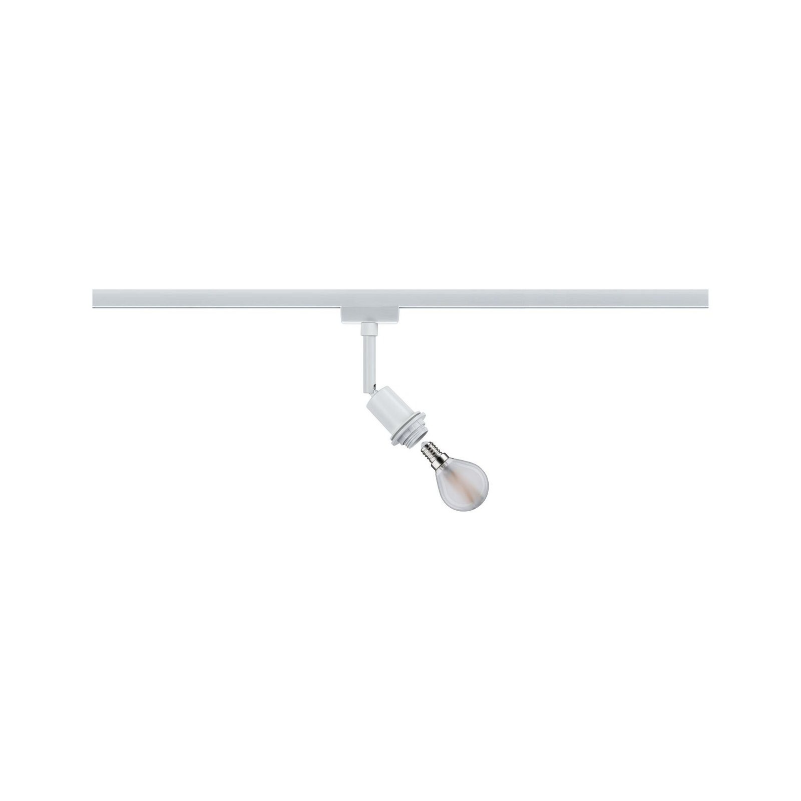 Paulmann Schienensystem-Leuchten URail Schienenspot DecoSystems Basic E14 max. 20W 230V, ohne Leuchtmittel, Einzelspot, dimmbar
