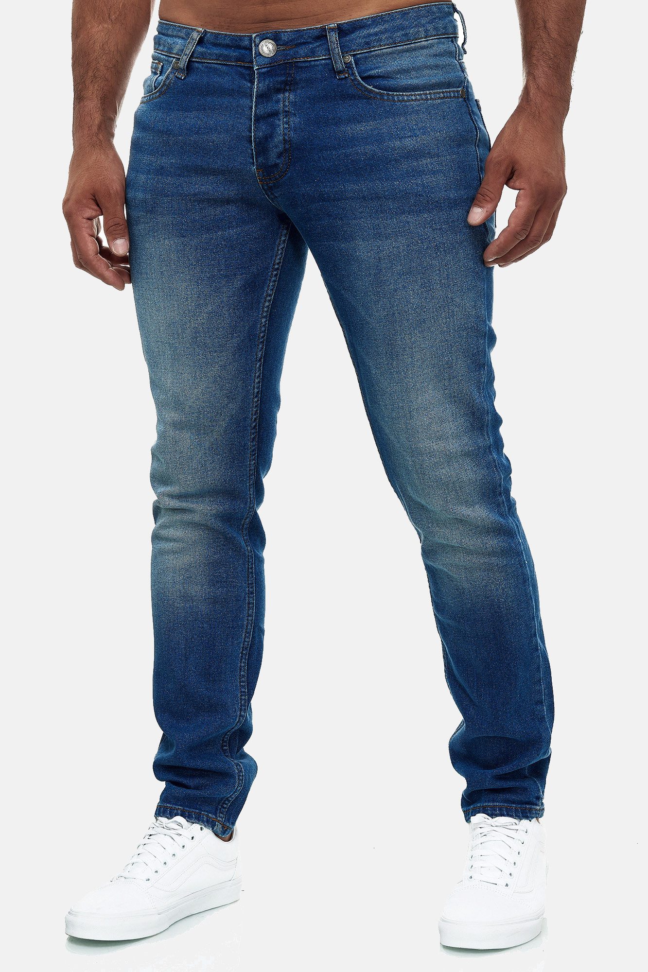 MERISH Slim-fit-Jeans MERISH Jeans Herren Slim Fit Jeanshose Stretch Denim Hose Designer