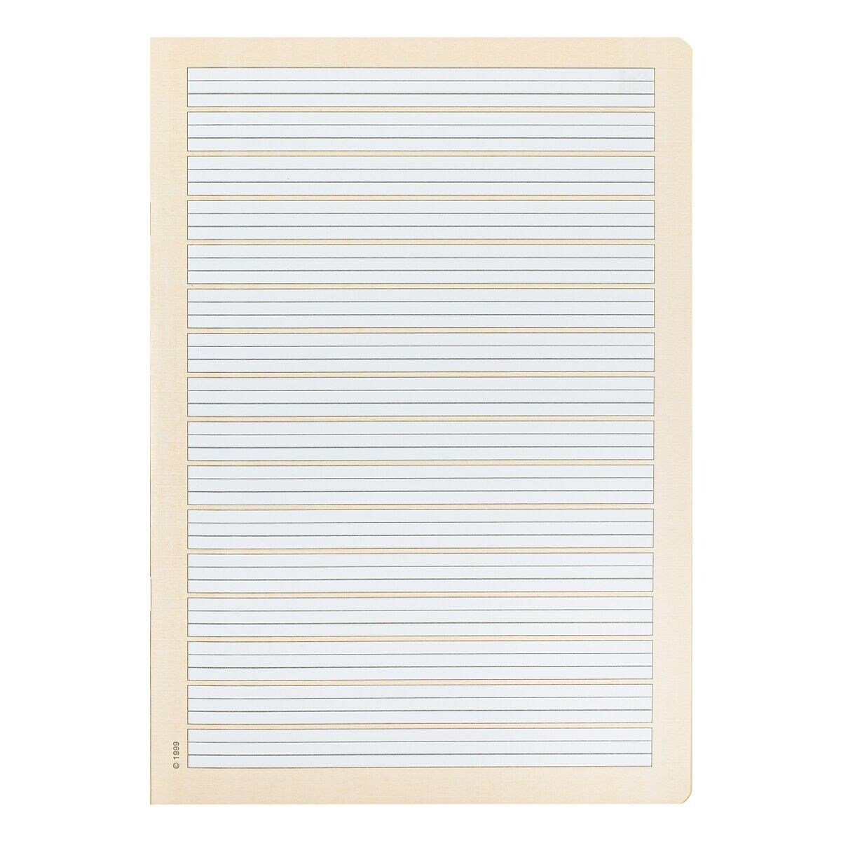 OXFORD Schulheft, Geschichtenheft, A4, liniert (Lineatur 1G), Innen-/Außenrand, 16 Blatt