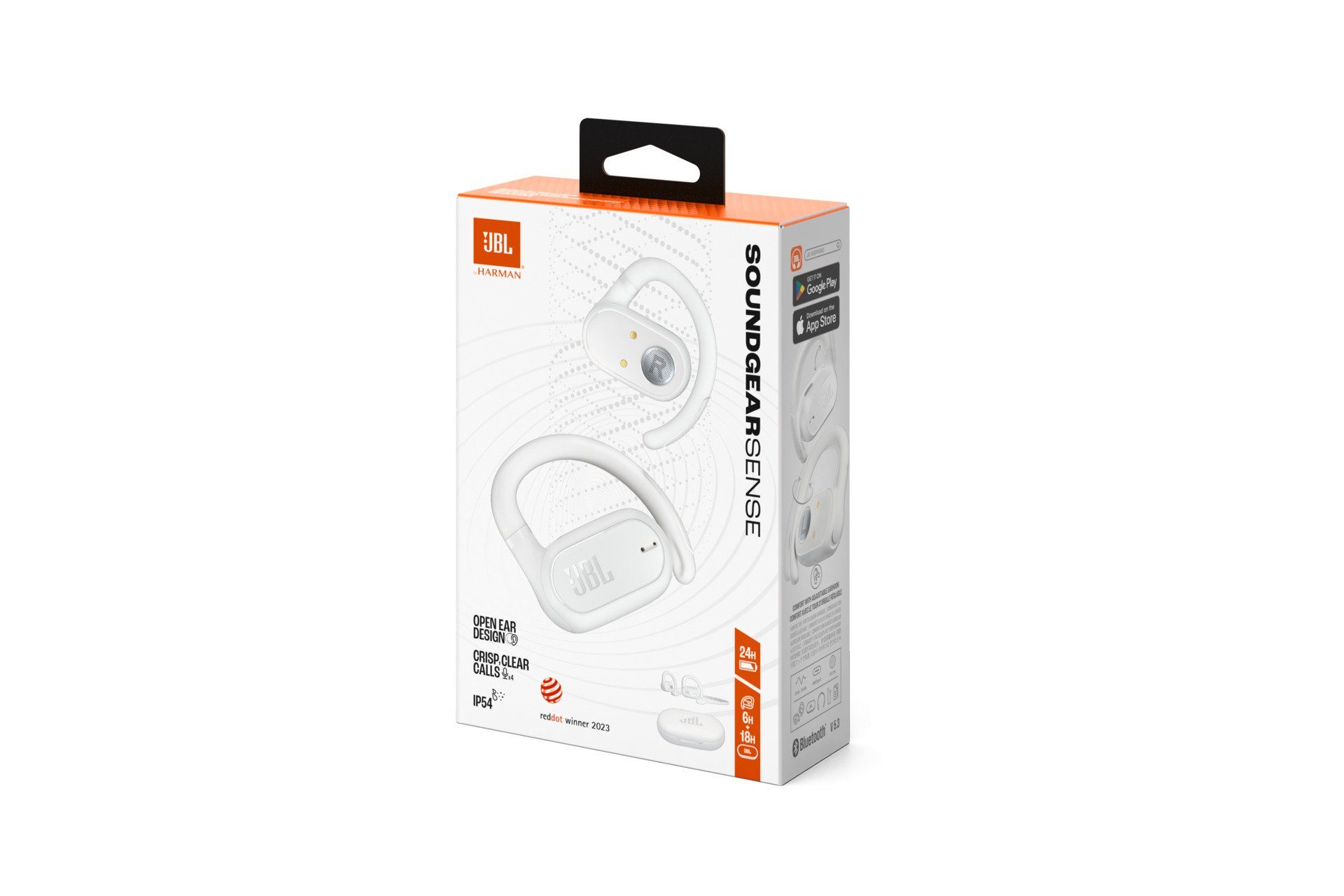 JBL Soundgear Sense wireless (HFP) Weiß In-Ear-Kopfhörer