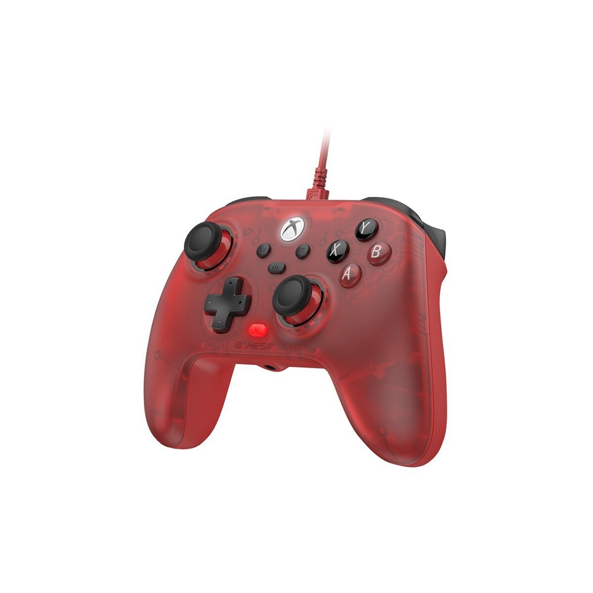 Gamesir GameSir T7 Kabelcontroller Joystick – Rot Gaming-Controller (1 St)