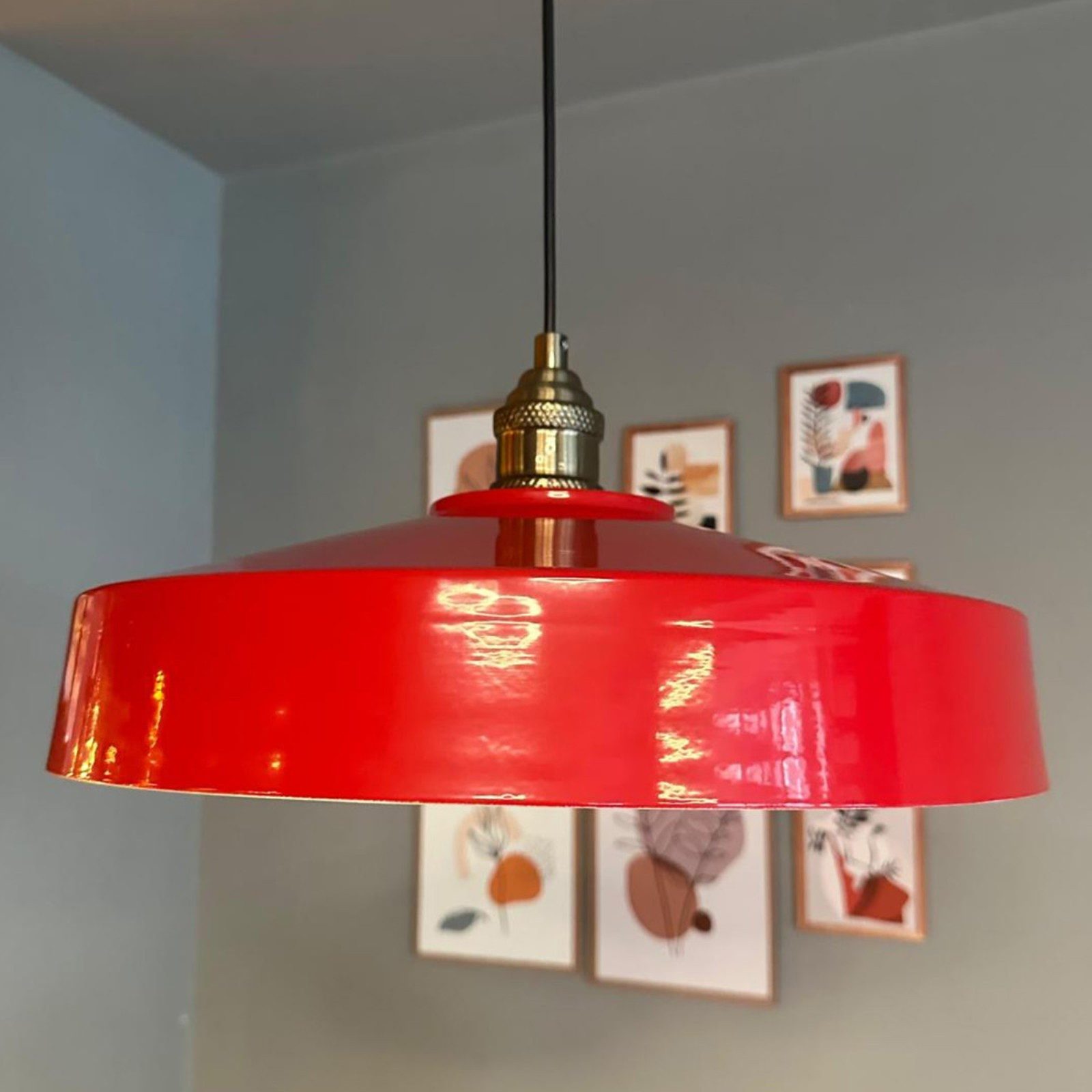 Bamyum Pendelleuchte Ace Pendelleuchte Vintage, Industrial aus Metall E27, Hängelampe, ohne Leuchtmittel