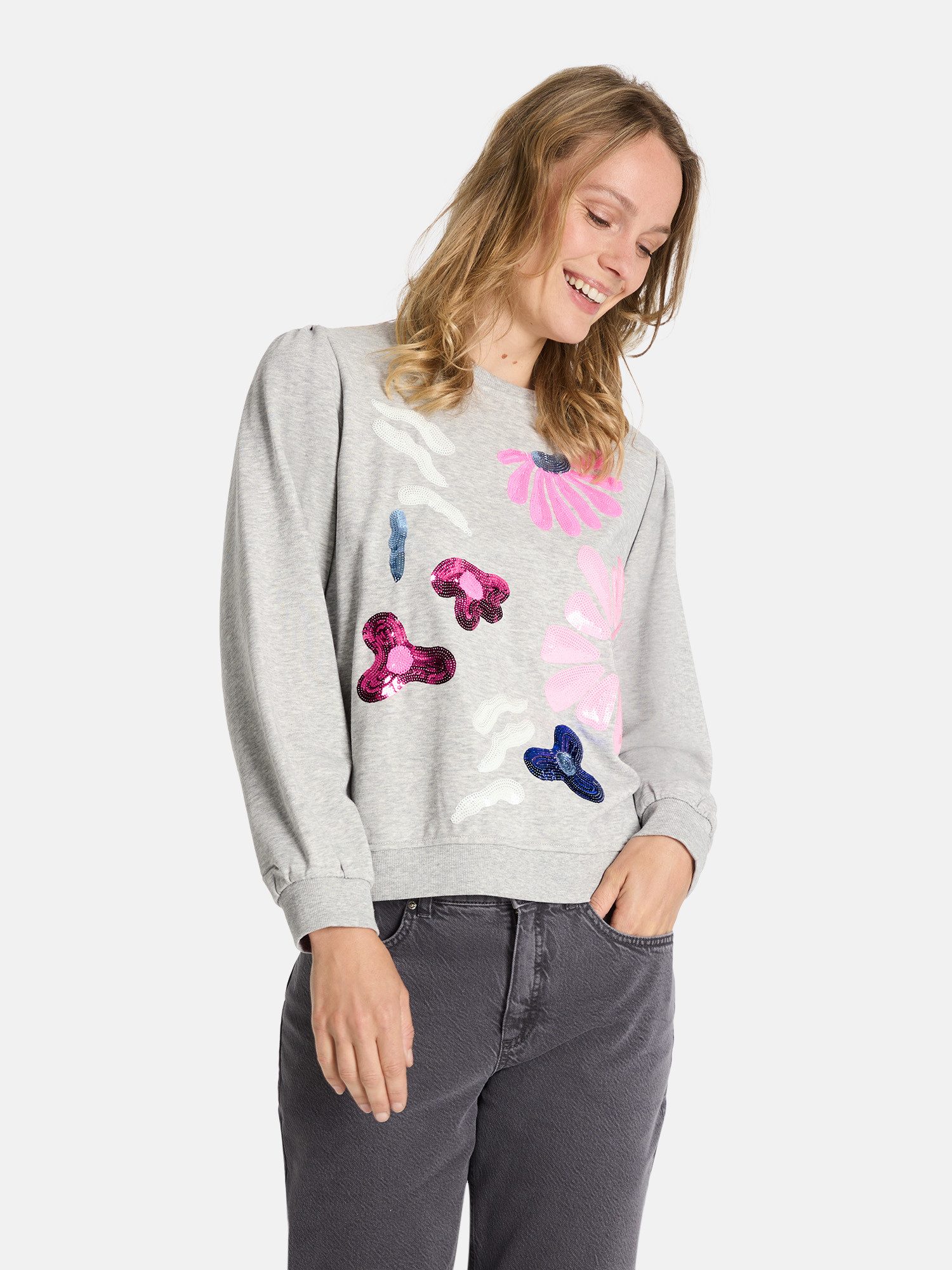 Lieblingsstück Sweatshirt Uletta mit Pailletten-Motiv günstig online kaufen