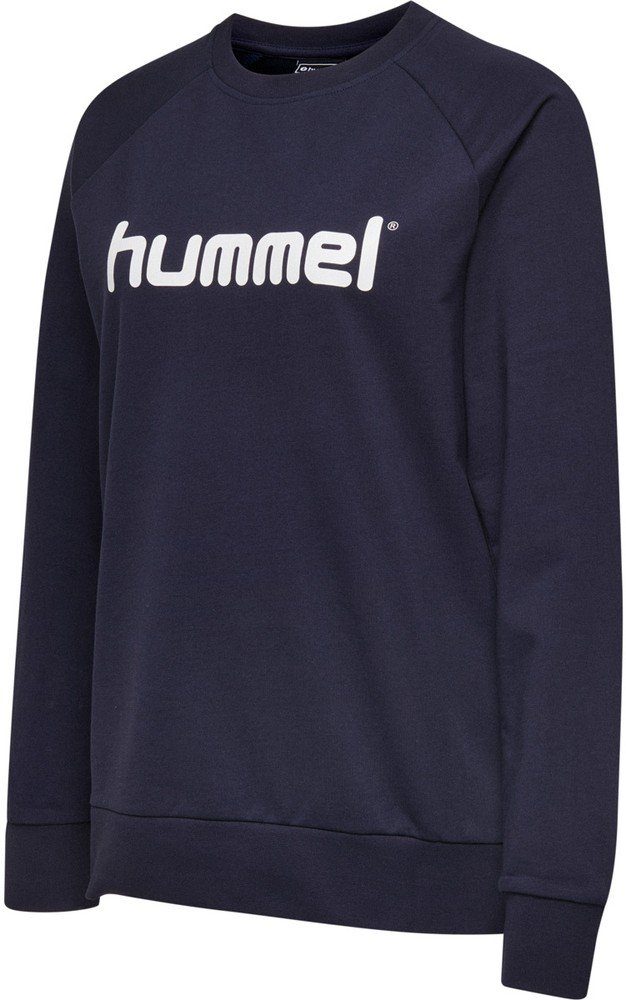 Sweatshirt Go Cotton Logo Sweatshirt Woman