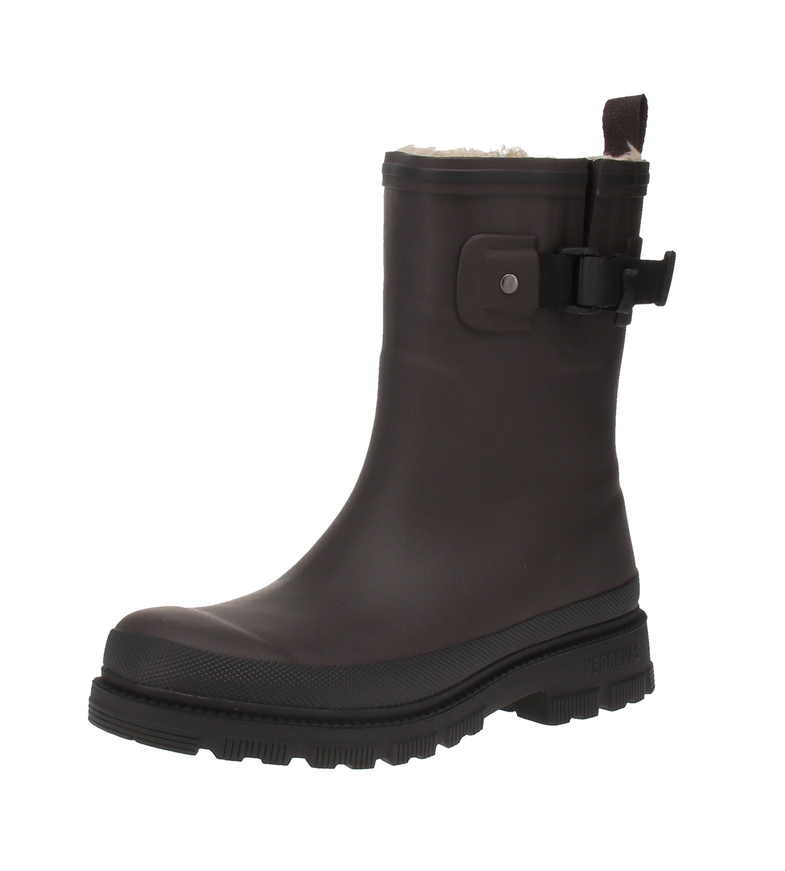 VERBENAS Verbenas 9302190985 Lina Mate Combi Fur - Damen Boots - Brown-Black Stiefel