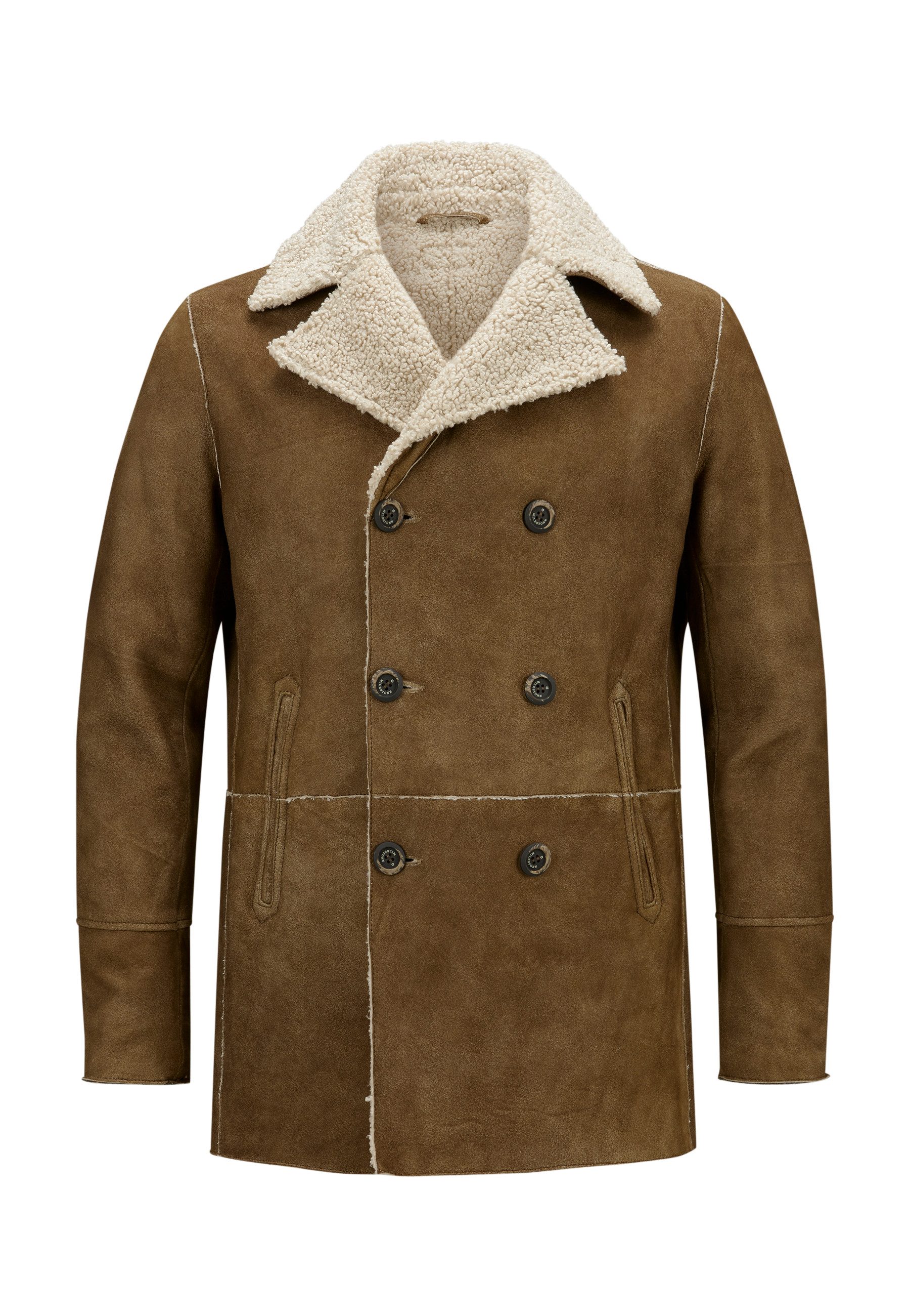 Milestone Lederjacke MSNorris aus hochwertigem Veloursleder