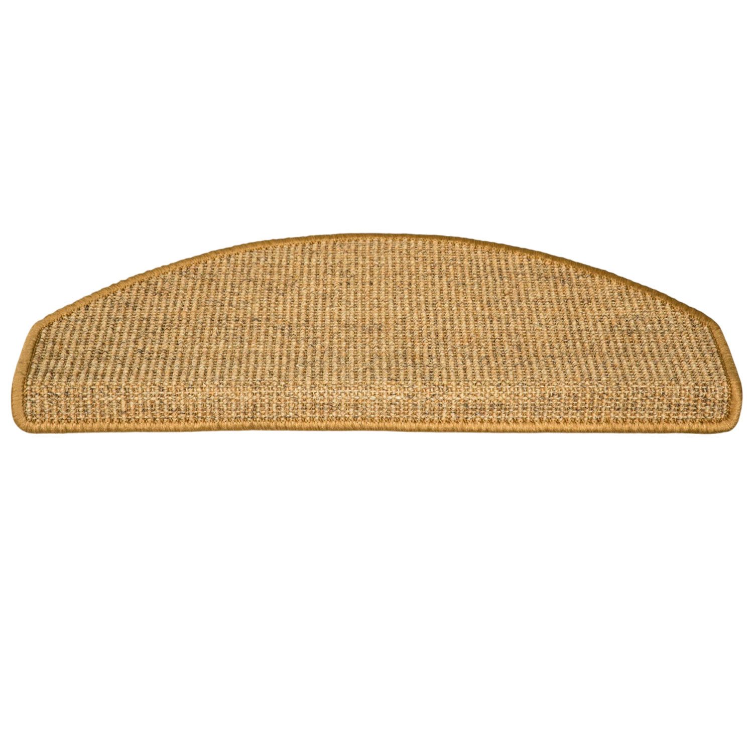 Metzker® Stufenmatte Stufenmatten Sisal New Halbrund Cognac 18 Stück, halbr günstig online kaufen