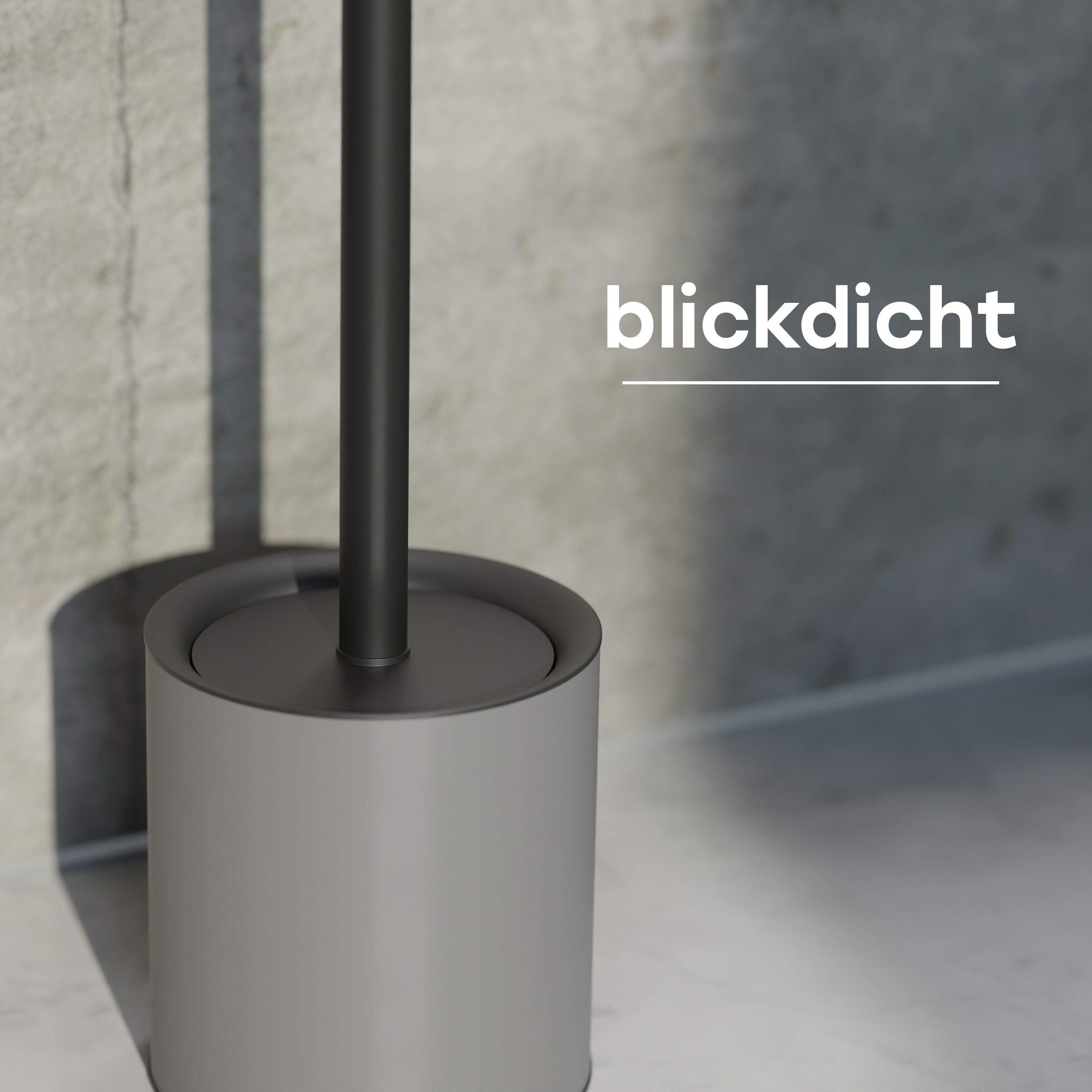 SAVEGA WC-Reinigungsbürste SAVEGA - Klobürste Silikon Edelstahl, Gästewc, Toiletten, Badezimmer, (Packung, 2-tlg), hygienische Silikonborsten, schnelltrocknend, – Bild 4 von 5