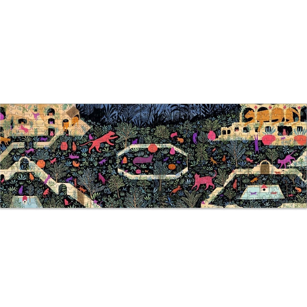 DJECO Puzzle The Kingdom of Cats - 500 Teile Gallery Puzzle für Kinder, 500 Puzzleteile, Gallery Puzzle
