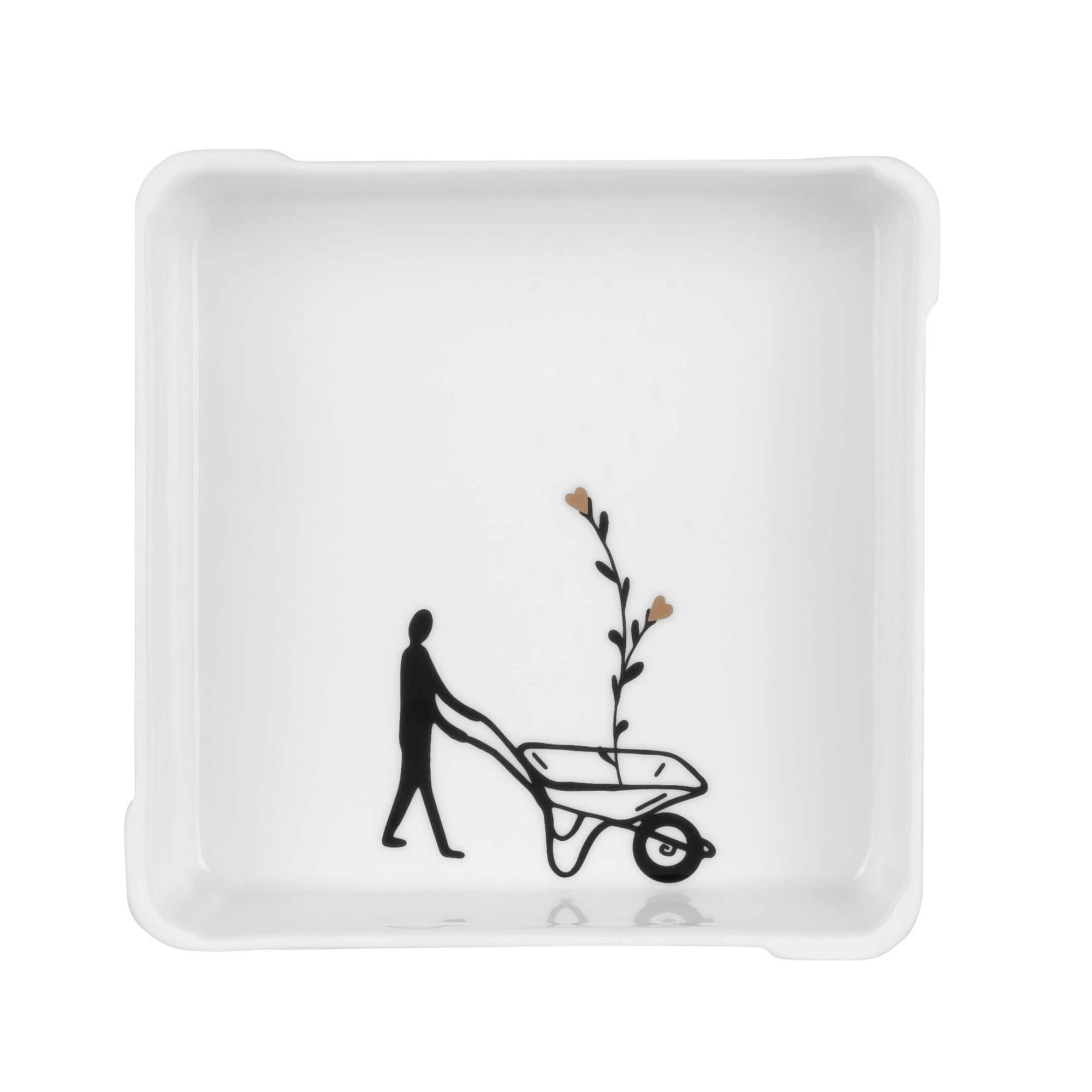 Räder Porzellan-Schälchen 'Two Gether' – 2-in-1 Design Mit Separatem Dip-Fach, Stilvoll Für Snacks
