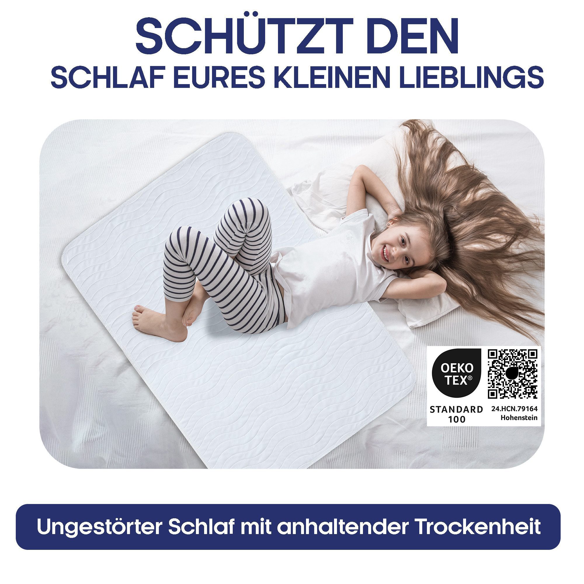 Inkontinenzauflage wasserdichte Matratzenauflage, Inkontinenzunterlage waschbar BARBONS, Tierbedarf, Nässeschutz