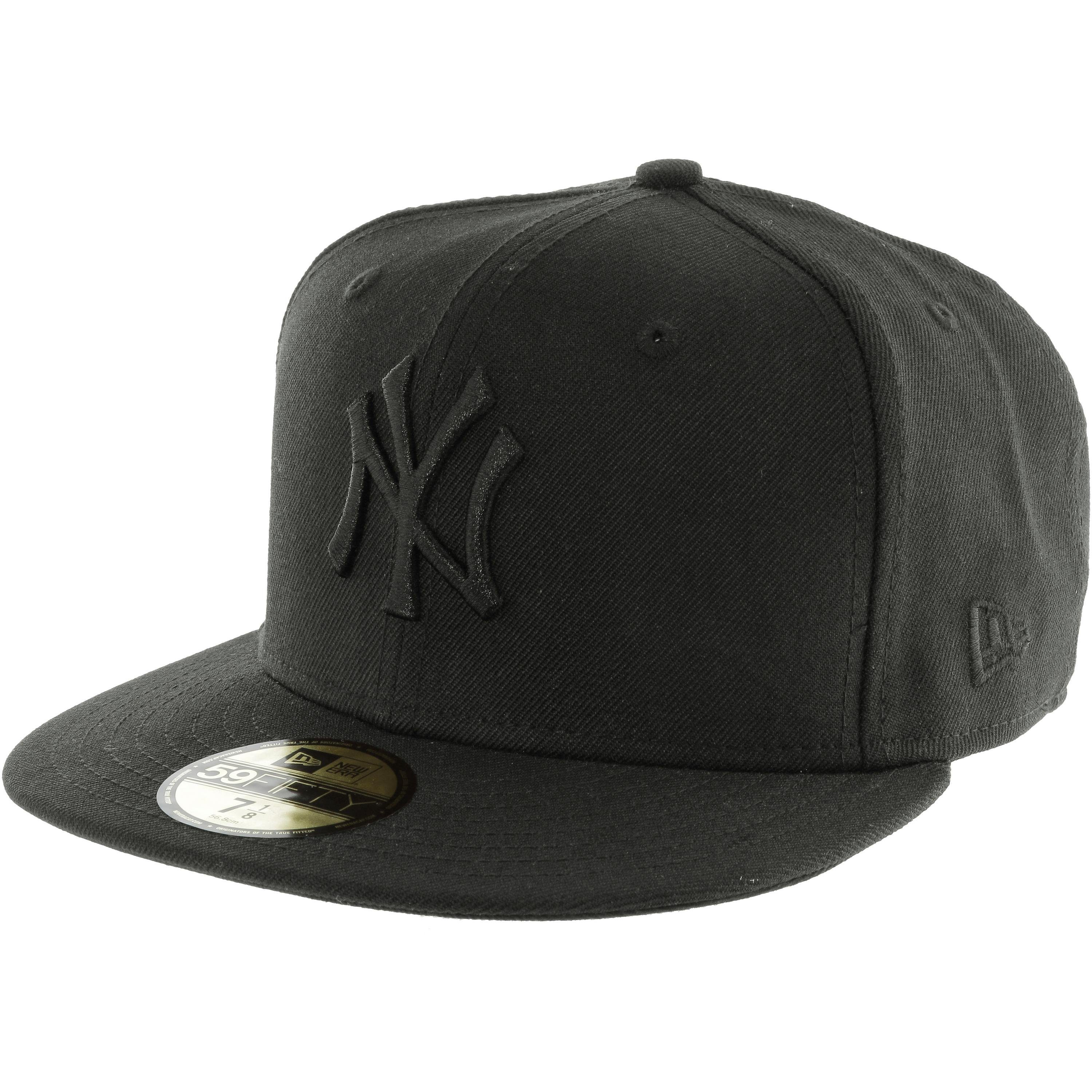 NY schwarz Yankees Fitted 59fifty Era Cap New