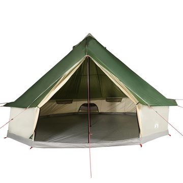 vidaXL Kuppelzelt Zelt Campingzelt Tipi Familienzelt 8 Personen Grün Wasserdicht