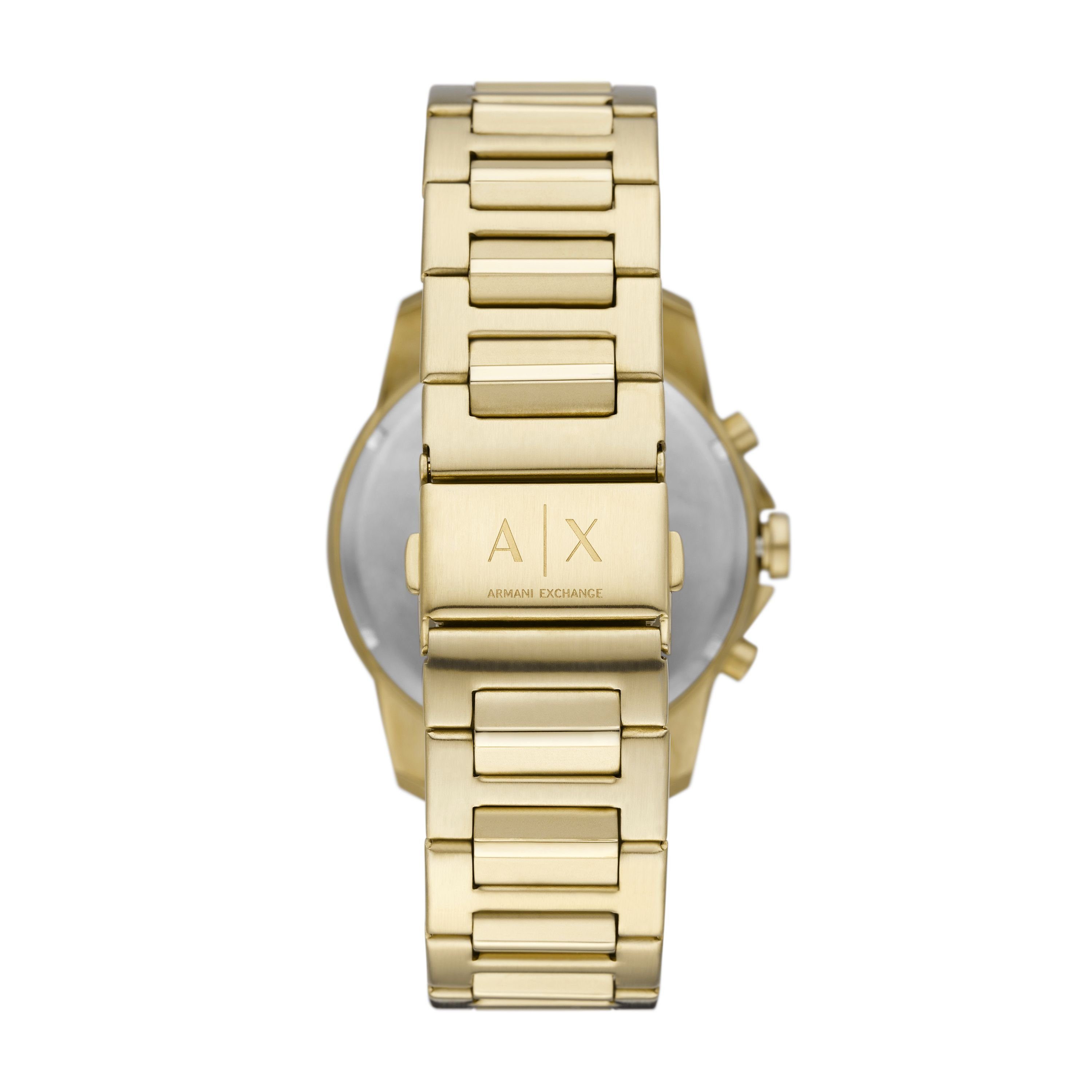ARMANI EXCHANGE Quarzuhr The Golden Classic Chronograph Edelstahl