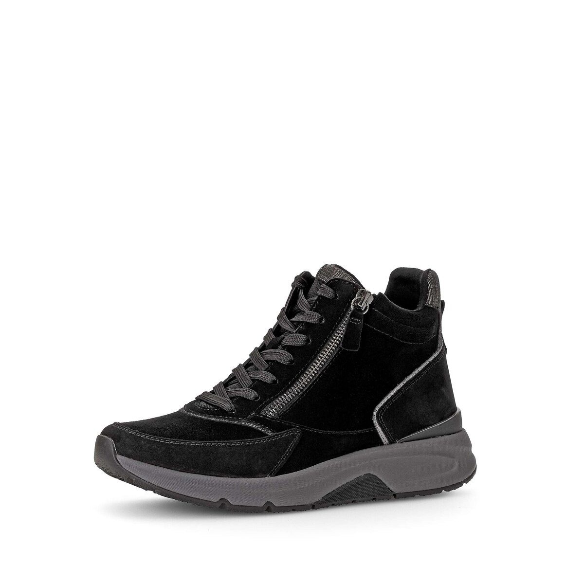 Gabor Sportliche Stiefelette Materialmix Leder Stiefelette günstig online kaufen