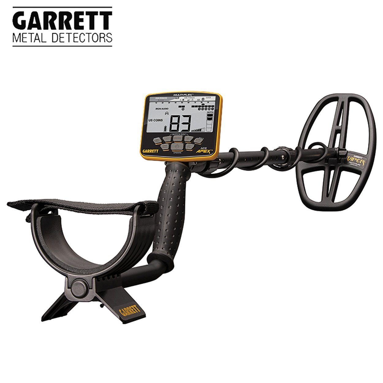 Garrett Metalldetektor Ace APEX (Wireless Pack), inkl. ZLynk Funkkopfhörer