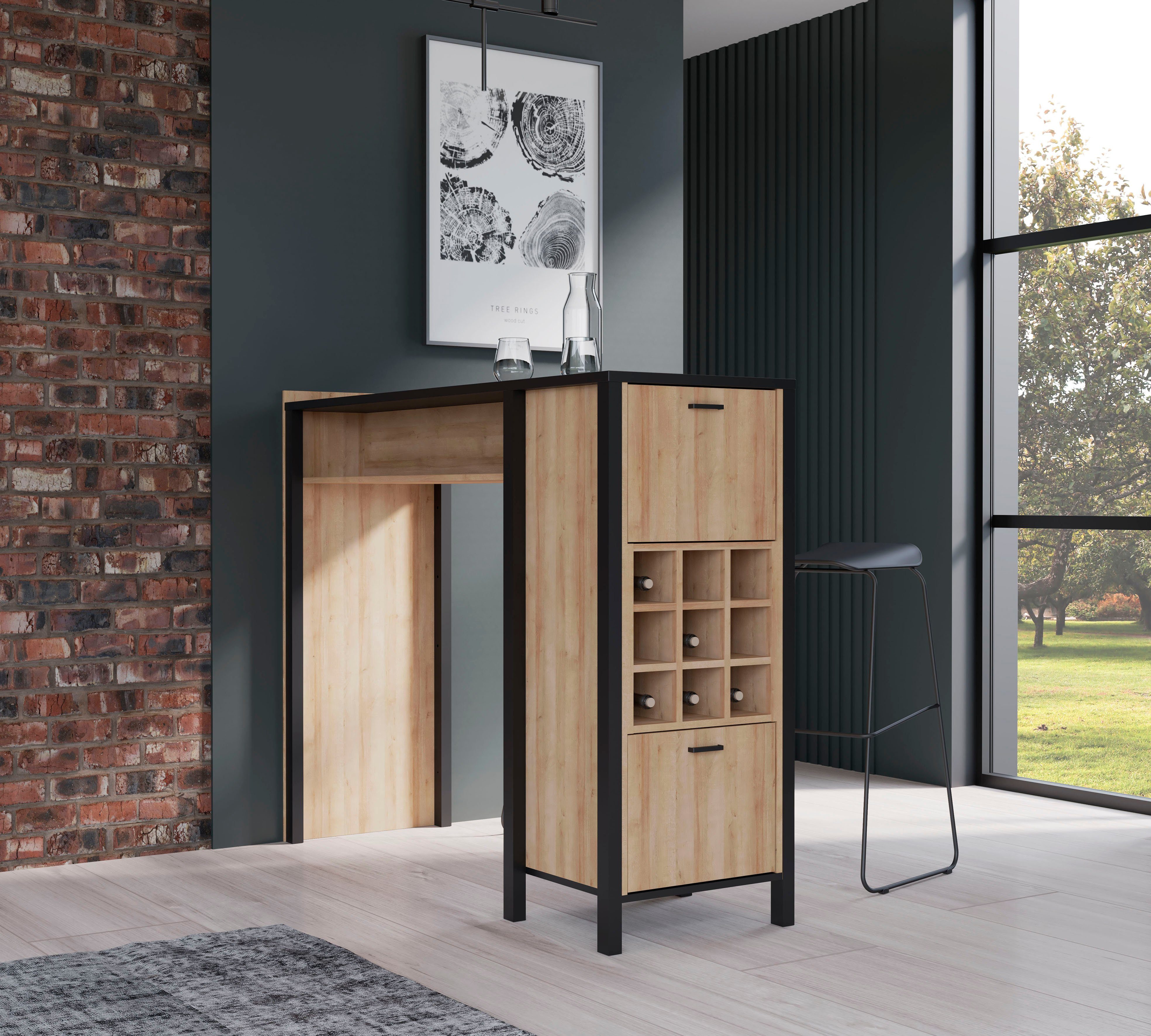 FORTE Barschrank High Rock Breite ca. 151,5 cm