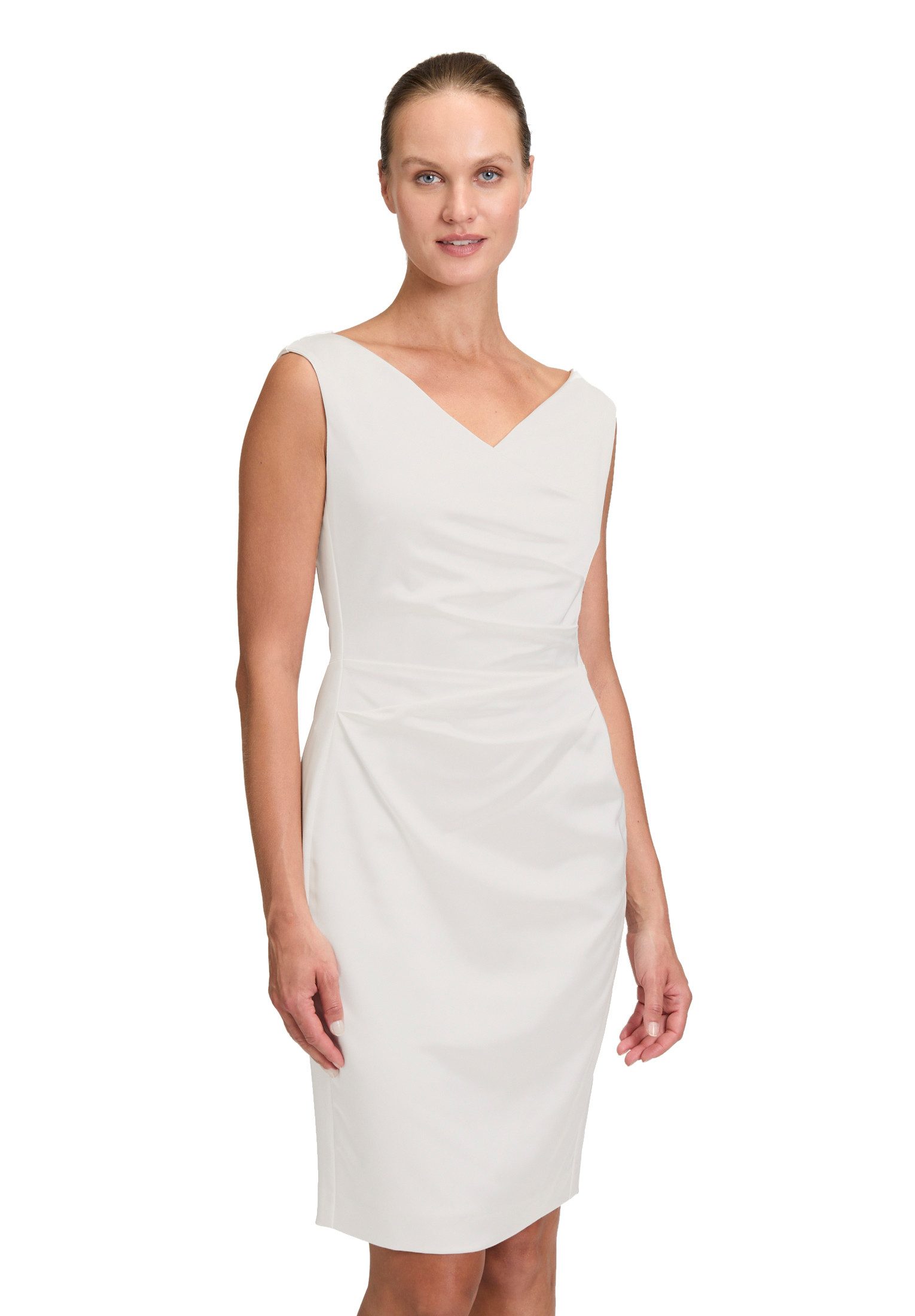 Vera Mont Etuikleid Damen Etuikleid mit Raffung Falten günstig online kaufen