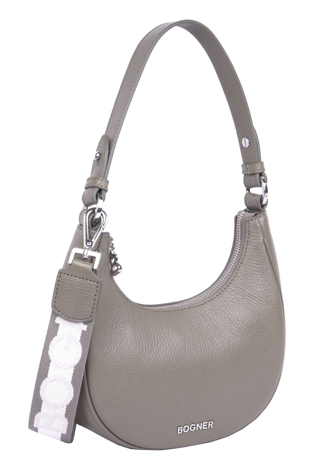 BOGNER Schultertasche Melene Shoulderbag, aus echtem Rindsleder