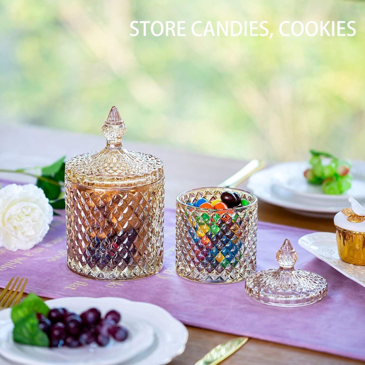 LuxusKollektion Vorratsglas Süßigkeitenglas Deckel Keks Buffet Party Hochzeit S+L Bernstein