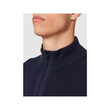 s.Oliver V-Ausschnitt-Pullover dunkel-blau regular fit (1-tlg)