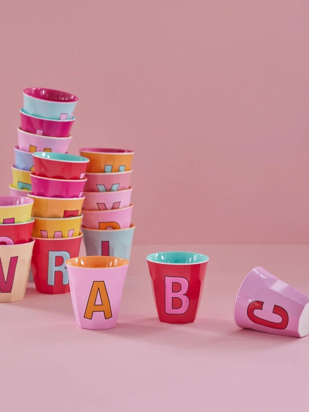 rice Becher RICE Becher - C, 250 ml, Melamine, Farbe: rosa