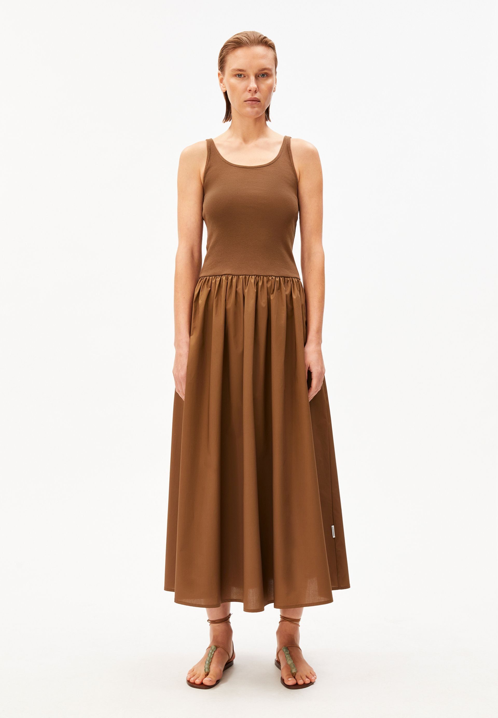 Armedangels Jerseykleid RIB Kleid aus Bio-Baumwoll Mix (Fitted) Kleid aus Bio-Baumwoll Mix