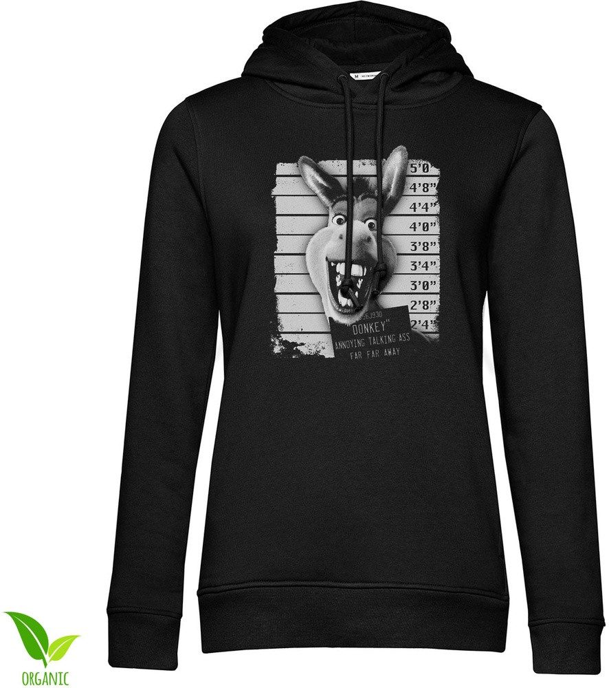 Shrek Hoodie Donkey MugShot Girly Hoodie