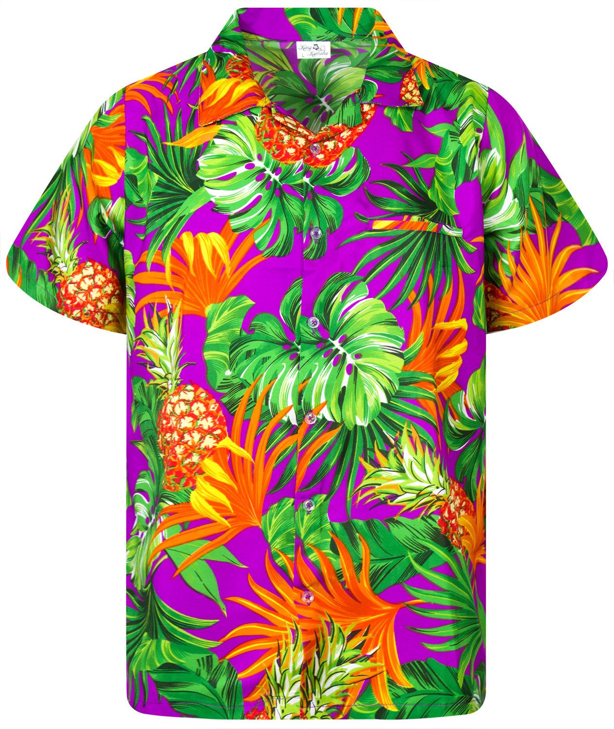 King Kameha Hawaiihemd Pineapple Leaves Funky günstig online kaufen